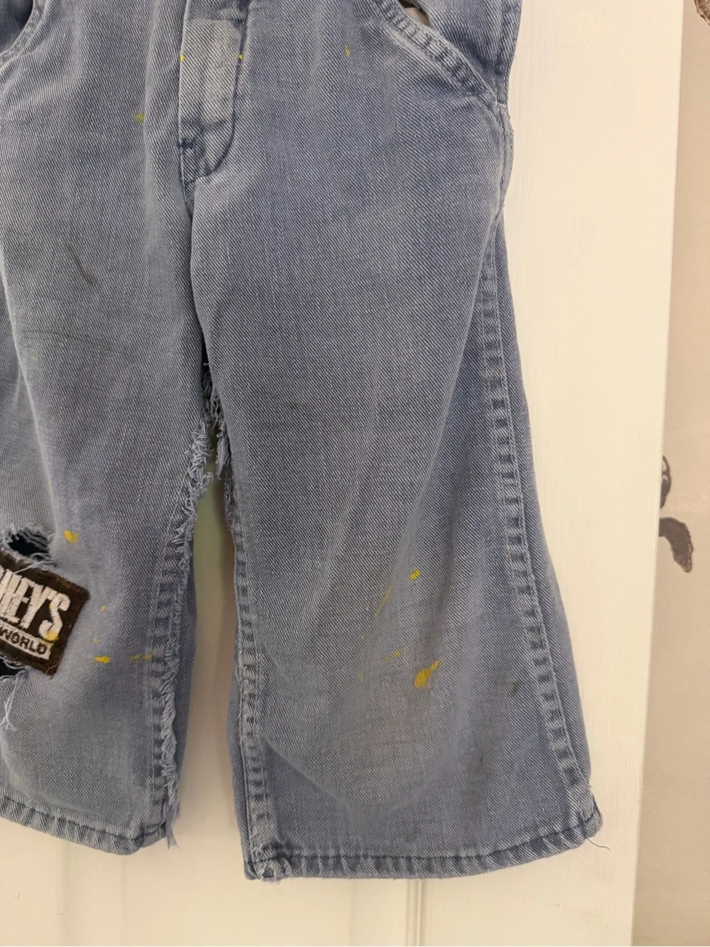 Vintage Oshkosh Toddler Overalls from the 70s